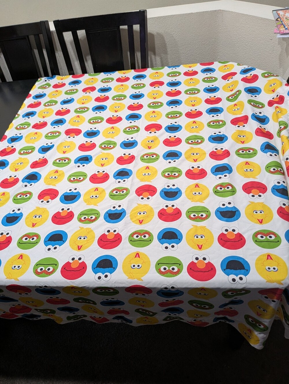 Sesame Street Crib/Toddler Flat Sheet.